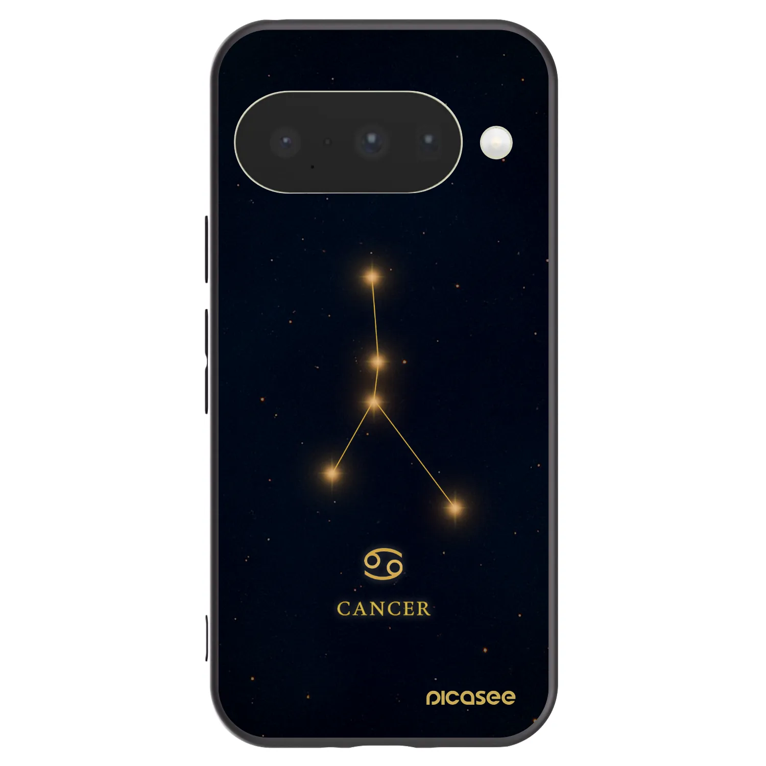 Picasee silikonski črni ovitek za Google Pixel 10 - CANCER