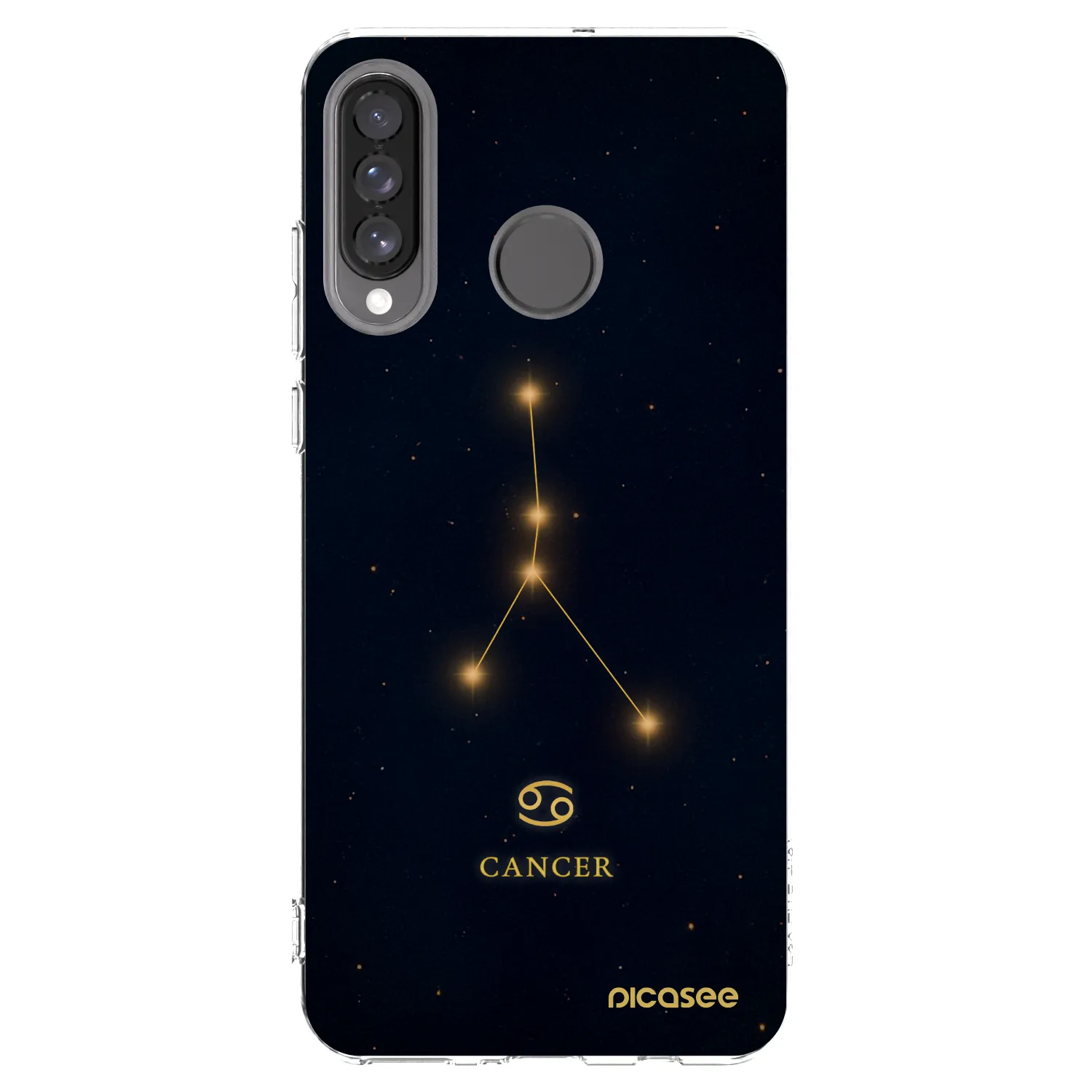 Picasee silikonski prozorni ovitek za Huawei P30 Lite - CANCER