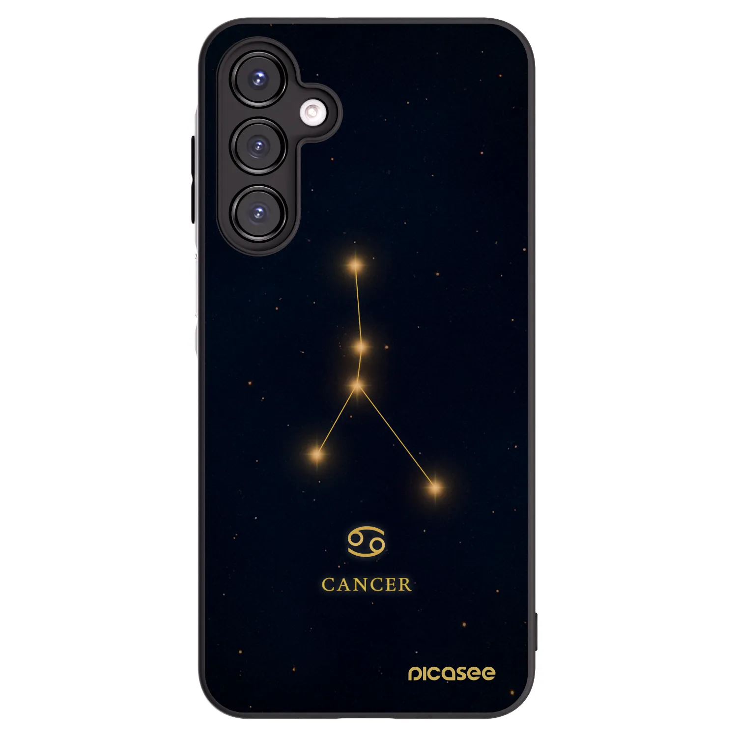 Picasee silikonski črni ovitek za Samsung Galaxy A16 4G - CANCER