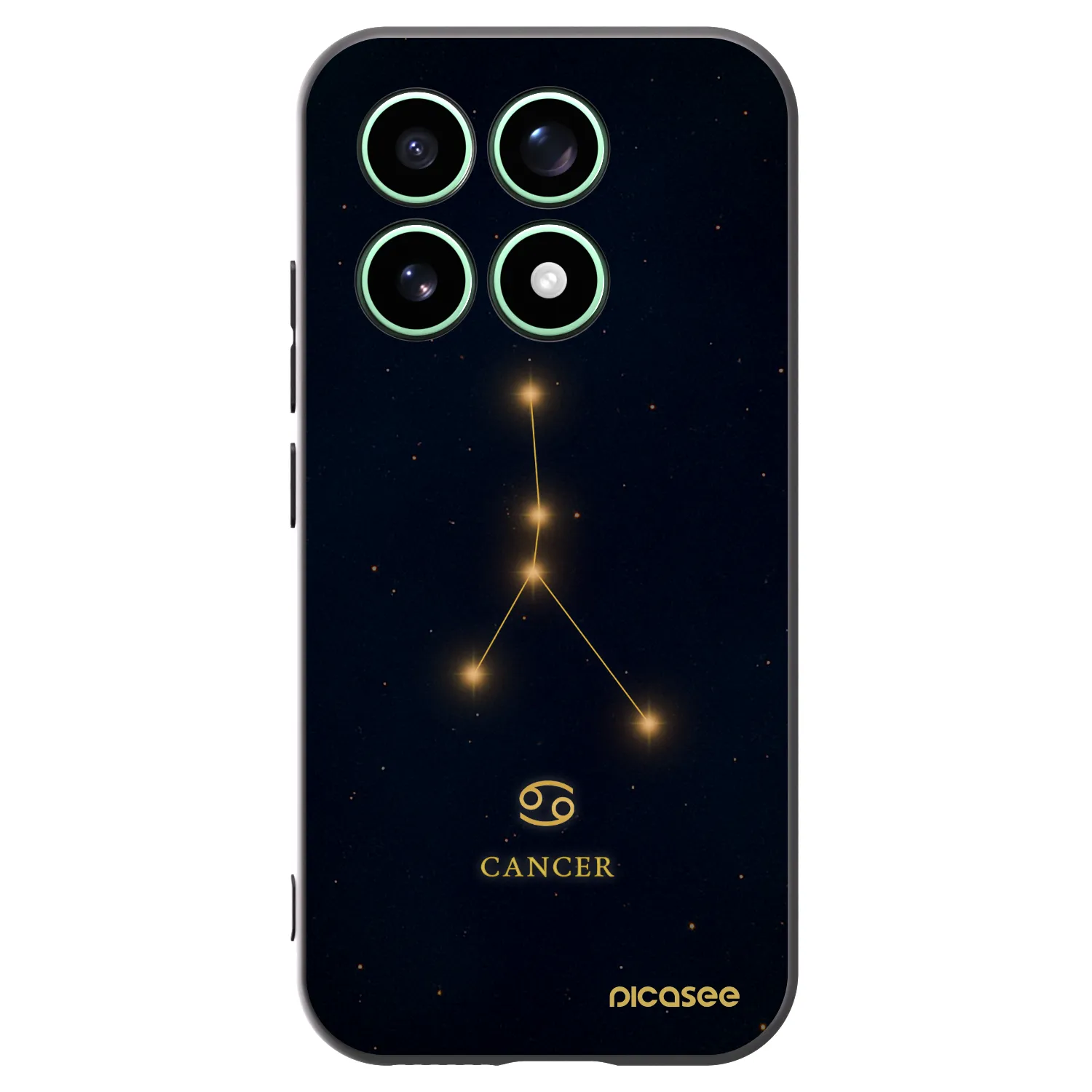 Picasee silikonski črni ovitek za Xiaomi 17 - CANCER