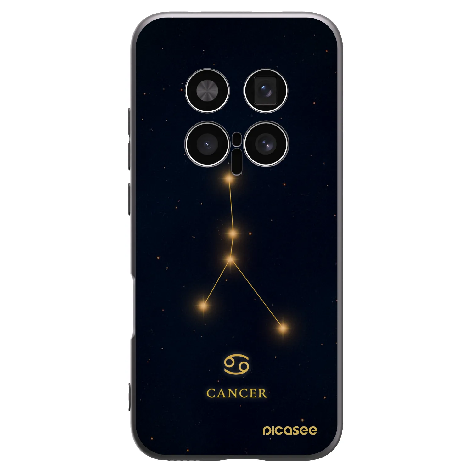 Picasee silikonski črni ovitek za Honor Magic8 Pro 5G - CANCER
