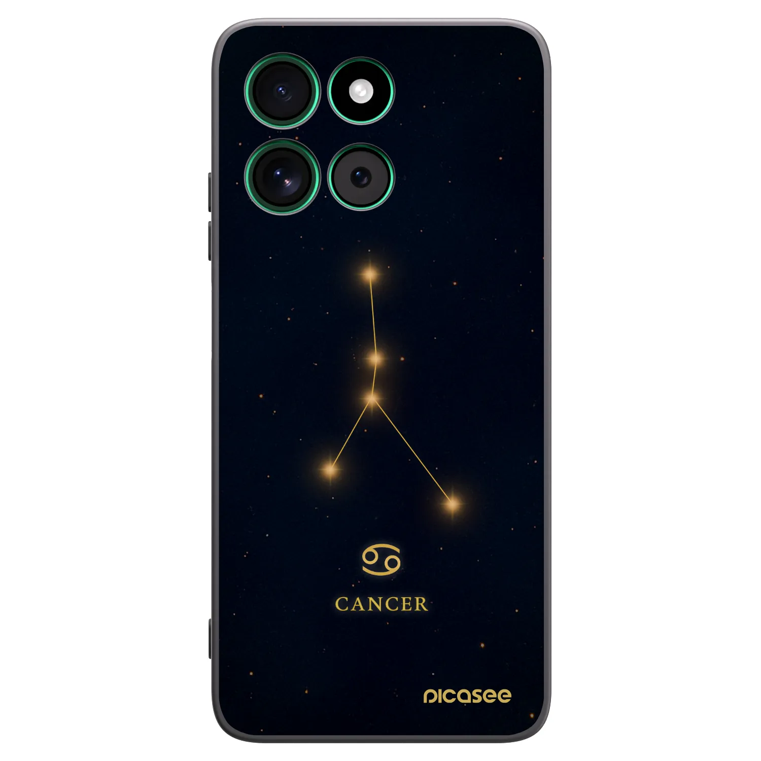 Picasee silikonski črni ovitek za Motorola Moto G57 Power - CANCER