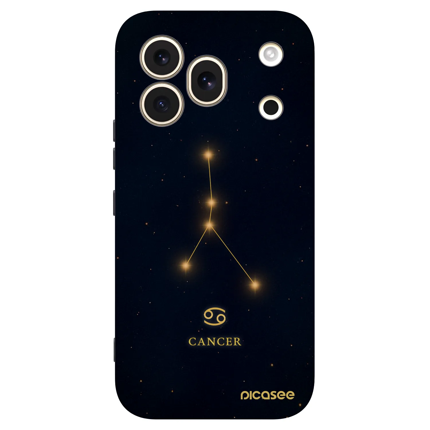 Picasee silikonski črni ovitek za Honor 600 Pro - CANCER
