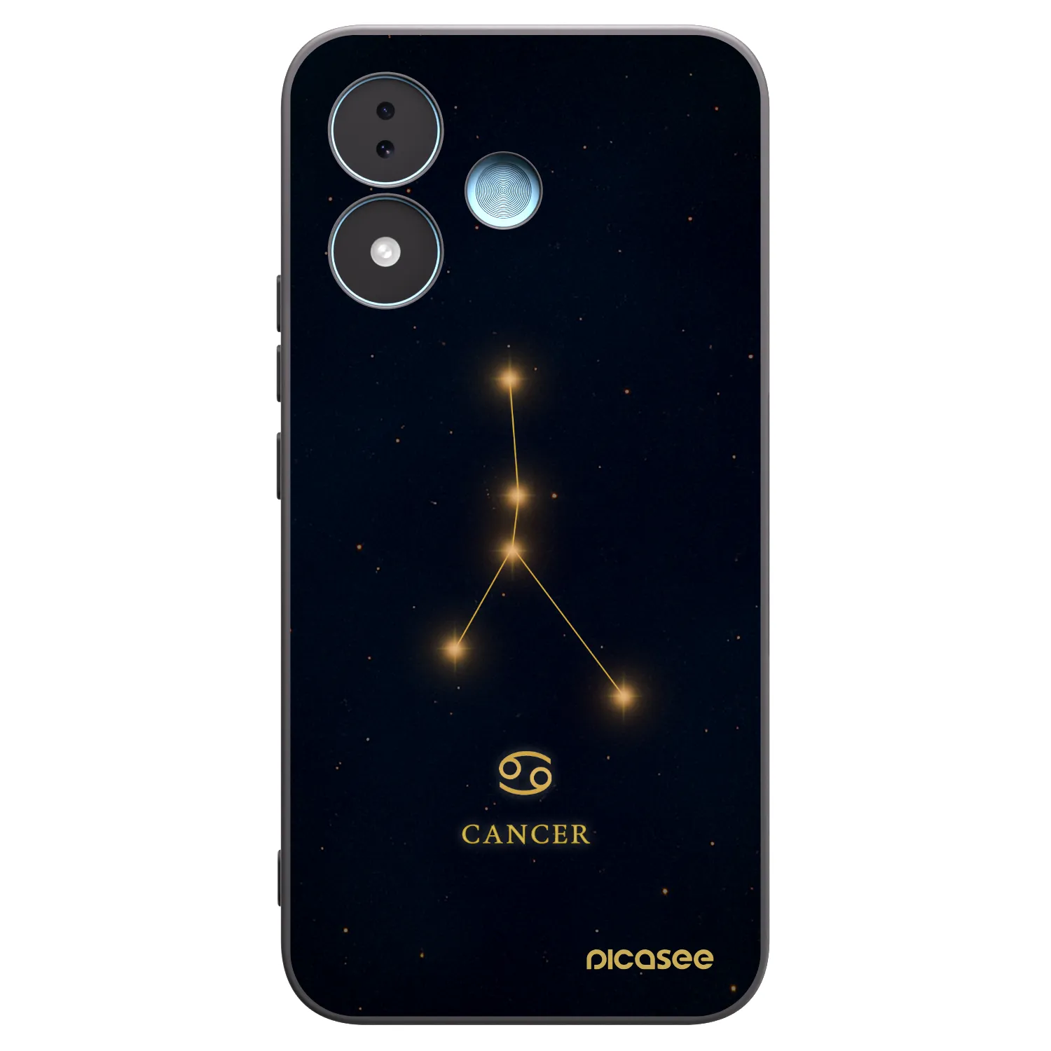 Picasee silikonski črni ovitek za Xiaomi Redmi Note 17 5G - CANCER