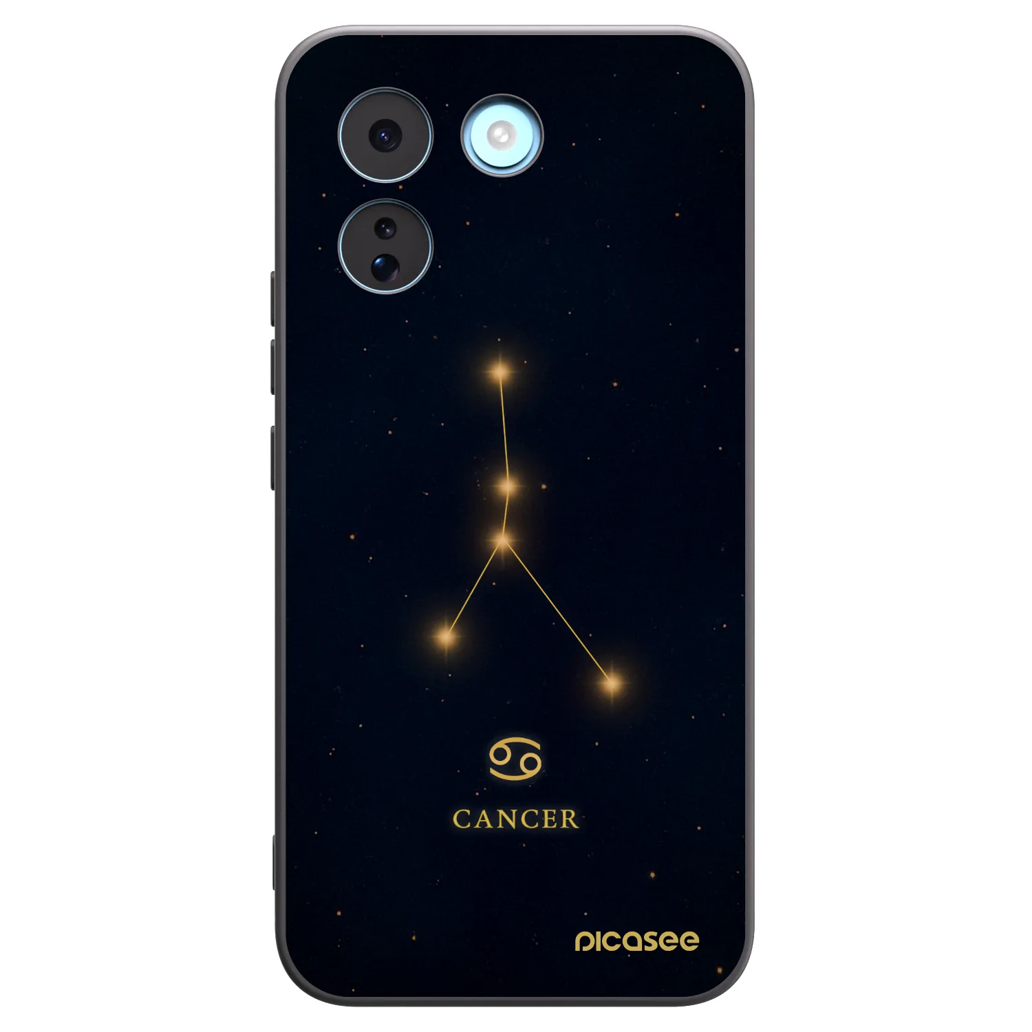 Picasee silikonski črni ovitek za Xiaomi Redmi Note 17 Pro MAX 5G - CANCER