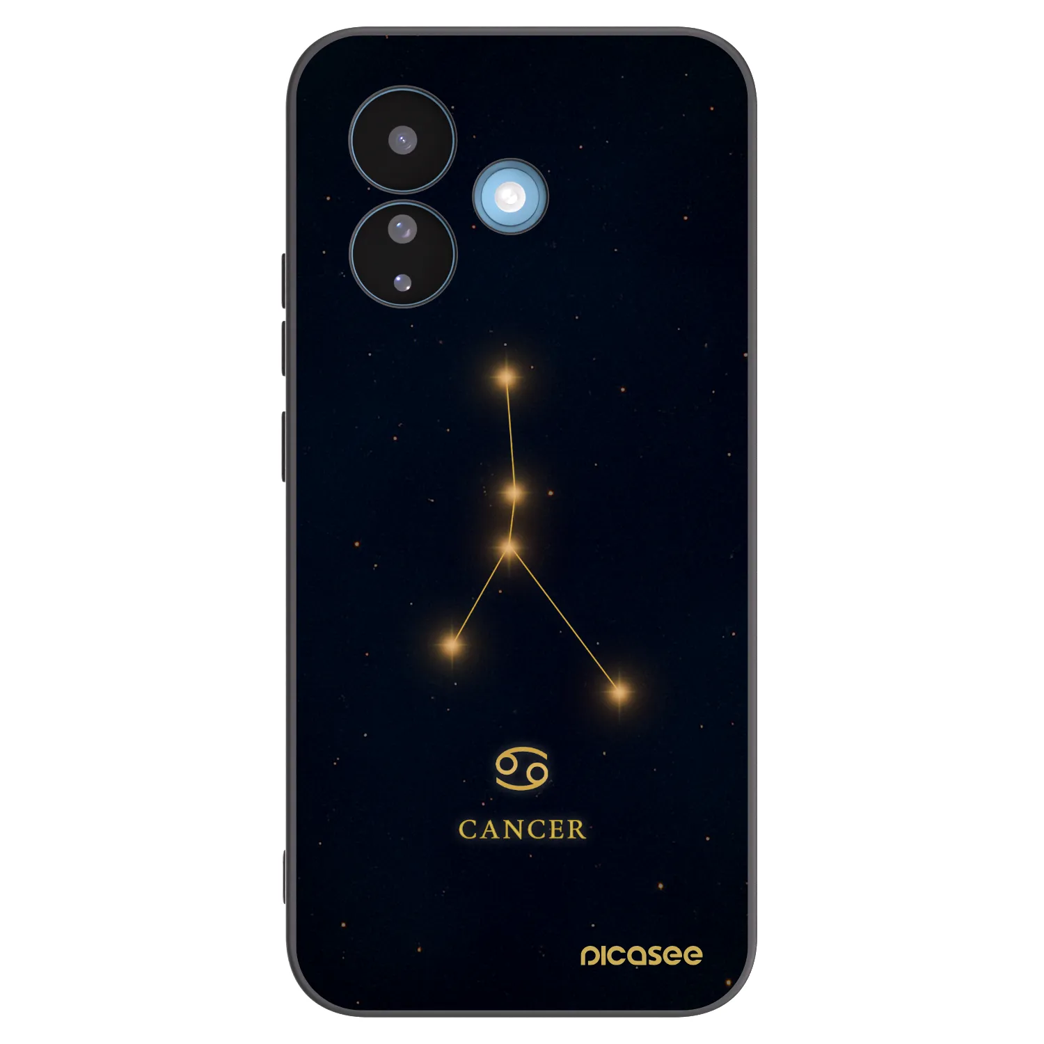 Picasee silikonski črni ovitek za Xiaomi Redmi Note 17 Pro 5G - CANCER