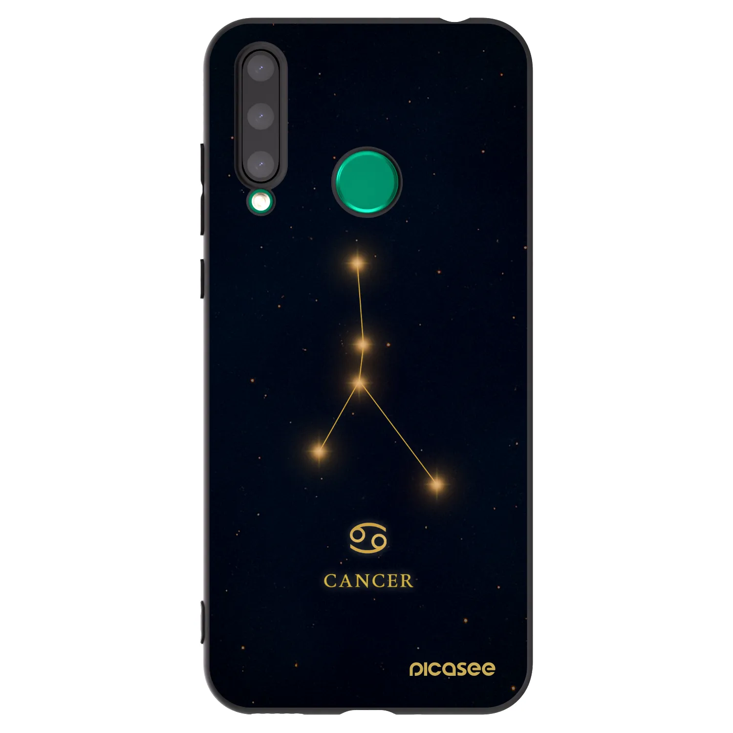 Picasee silikonski črni ovitek za Honor 20 Lite - CANCER