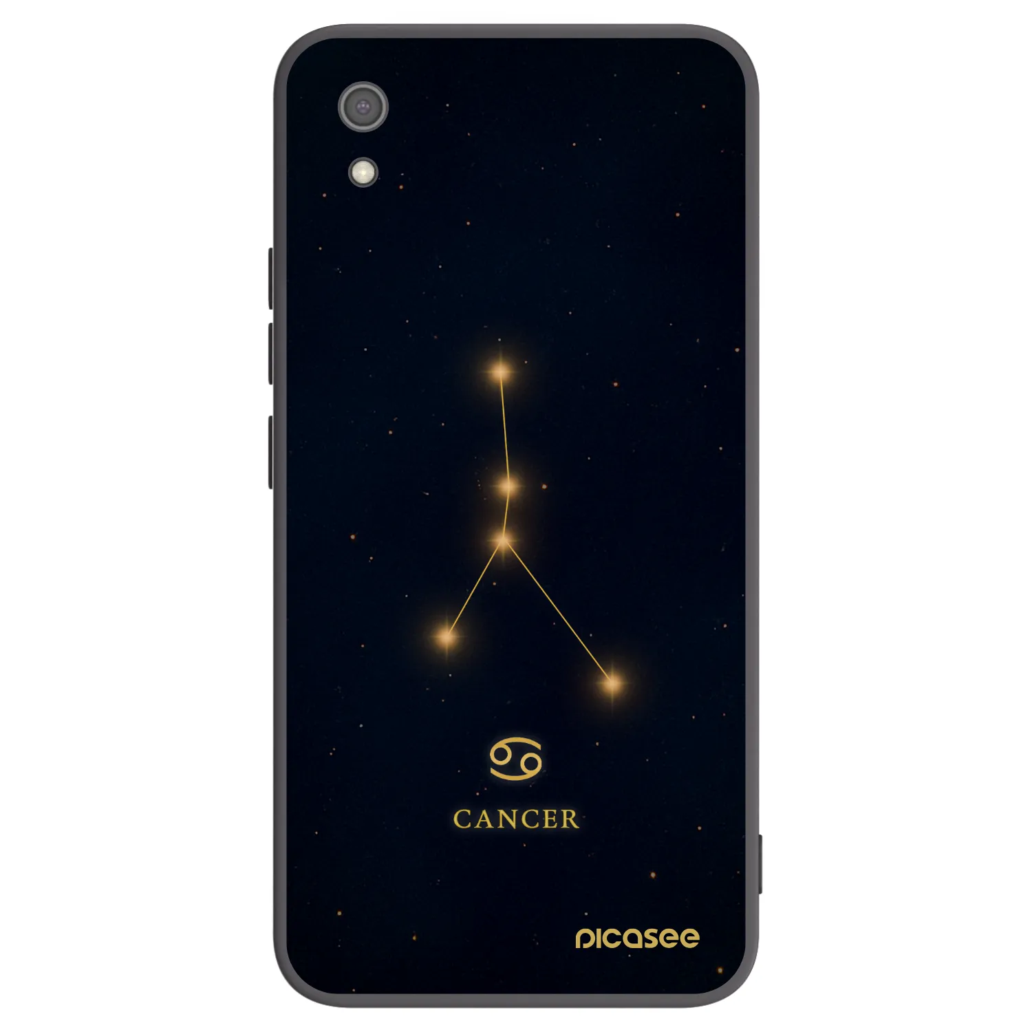 Picasee silikonski črni ovitek za Xiaomi Redmi 7A - CANCER