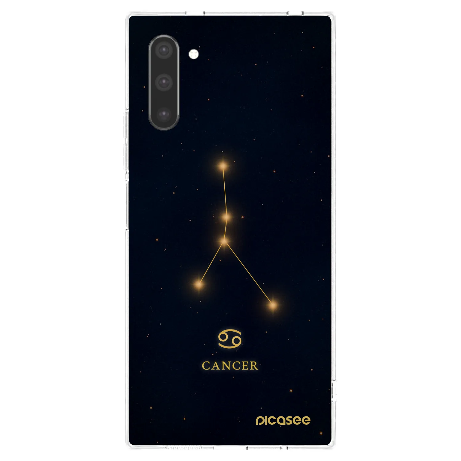 Picasee silikonski prozorni ovitek za Samsung Galaxy Note 10 N970F - CANCER