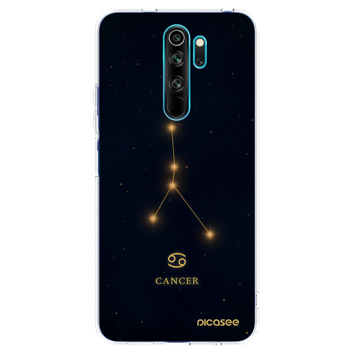 Picasee silikonski prozorni ovitek za Xiaomi Redmi Note 8 Pro - CANCER