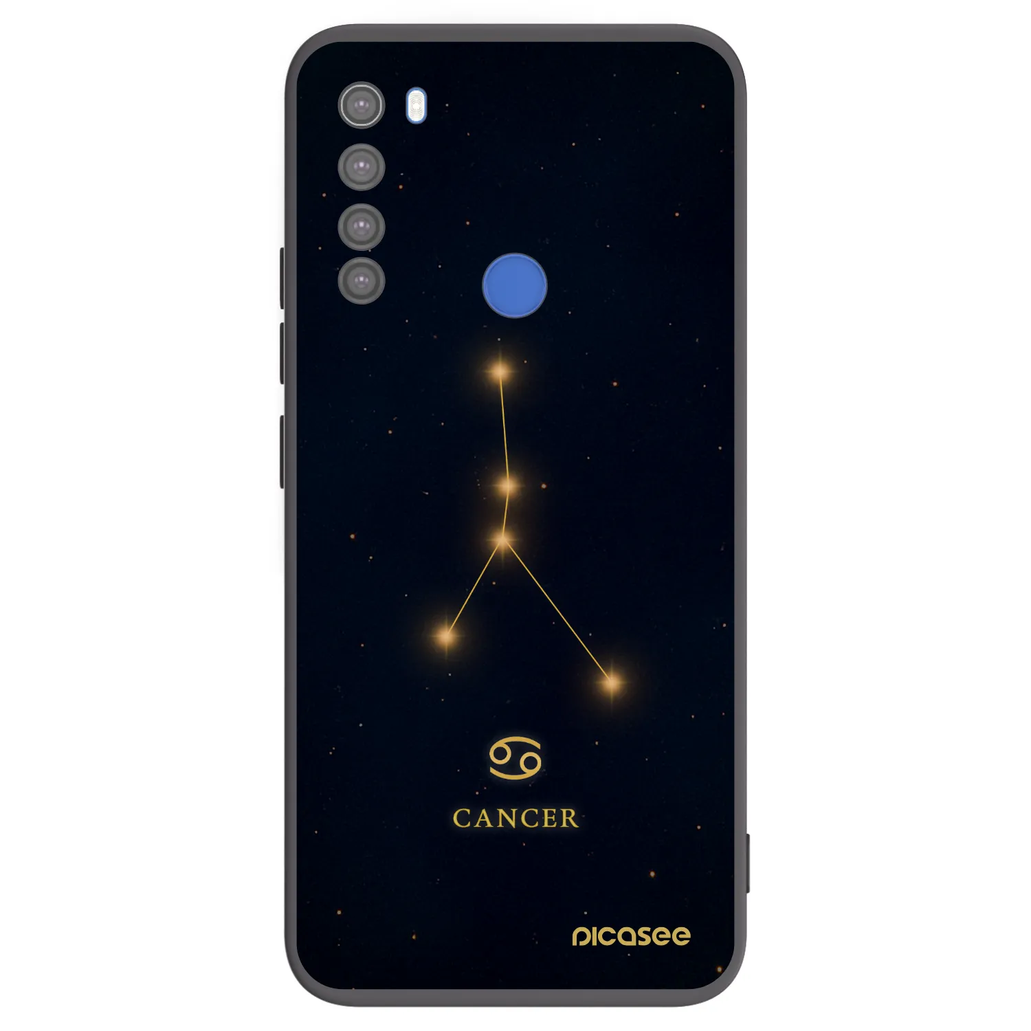 Picasee silikonski črni ovitek za Xiaomi Redmi Note 8T - CANCER