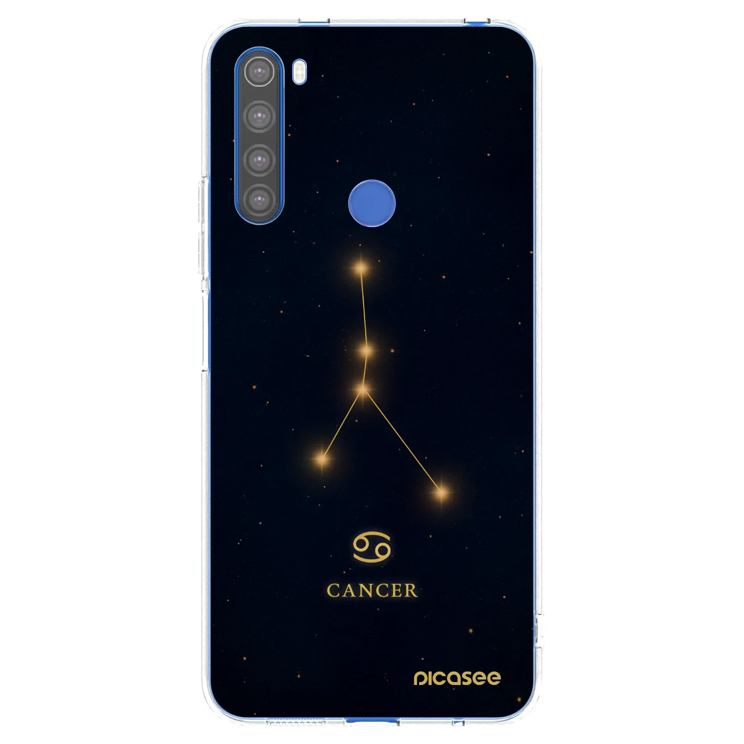 Picasee silikonski prozorni ovitek za Xiaomi Redmi Note 8T - CANCER