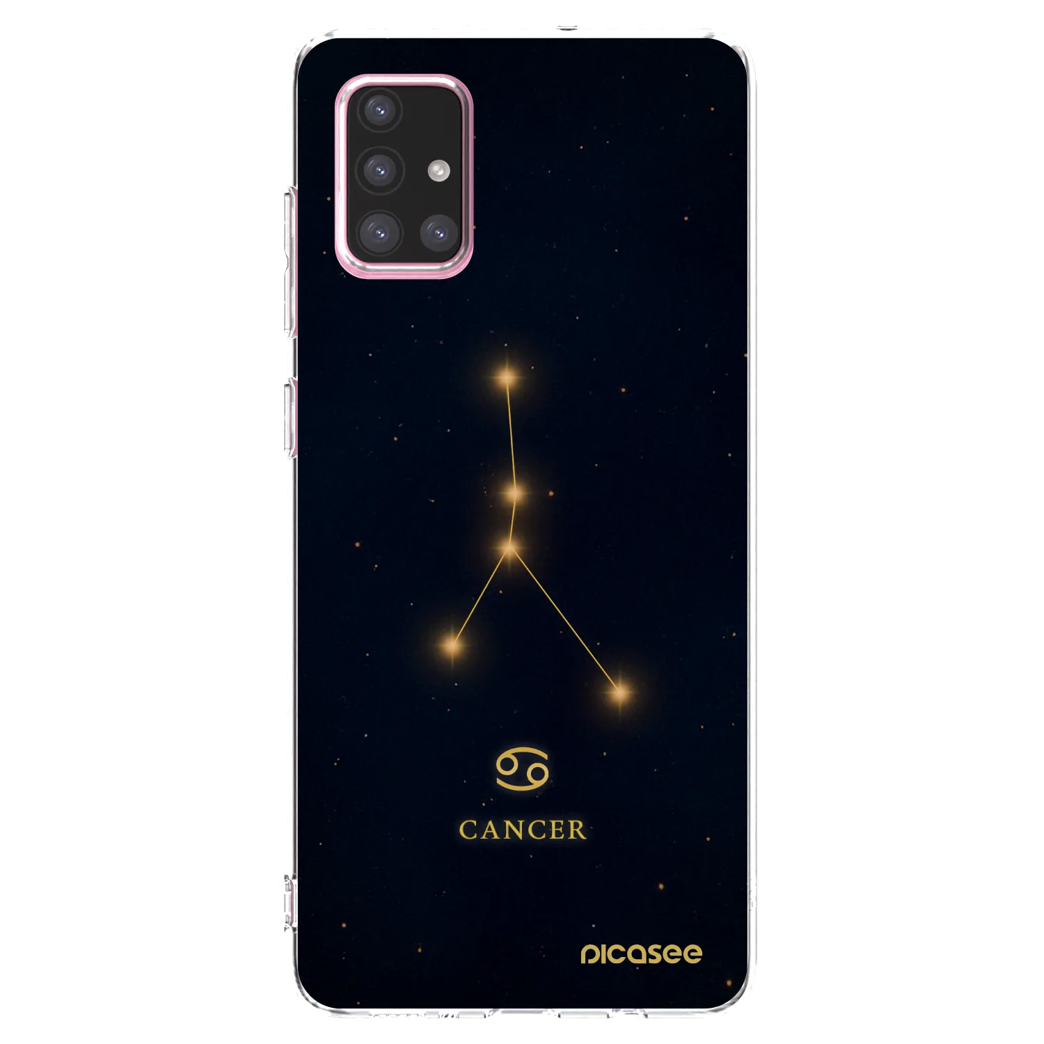 Picasee silikonski prozorni ovitek za Samsung Galaxy A71 A715F - CANCER