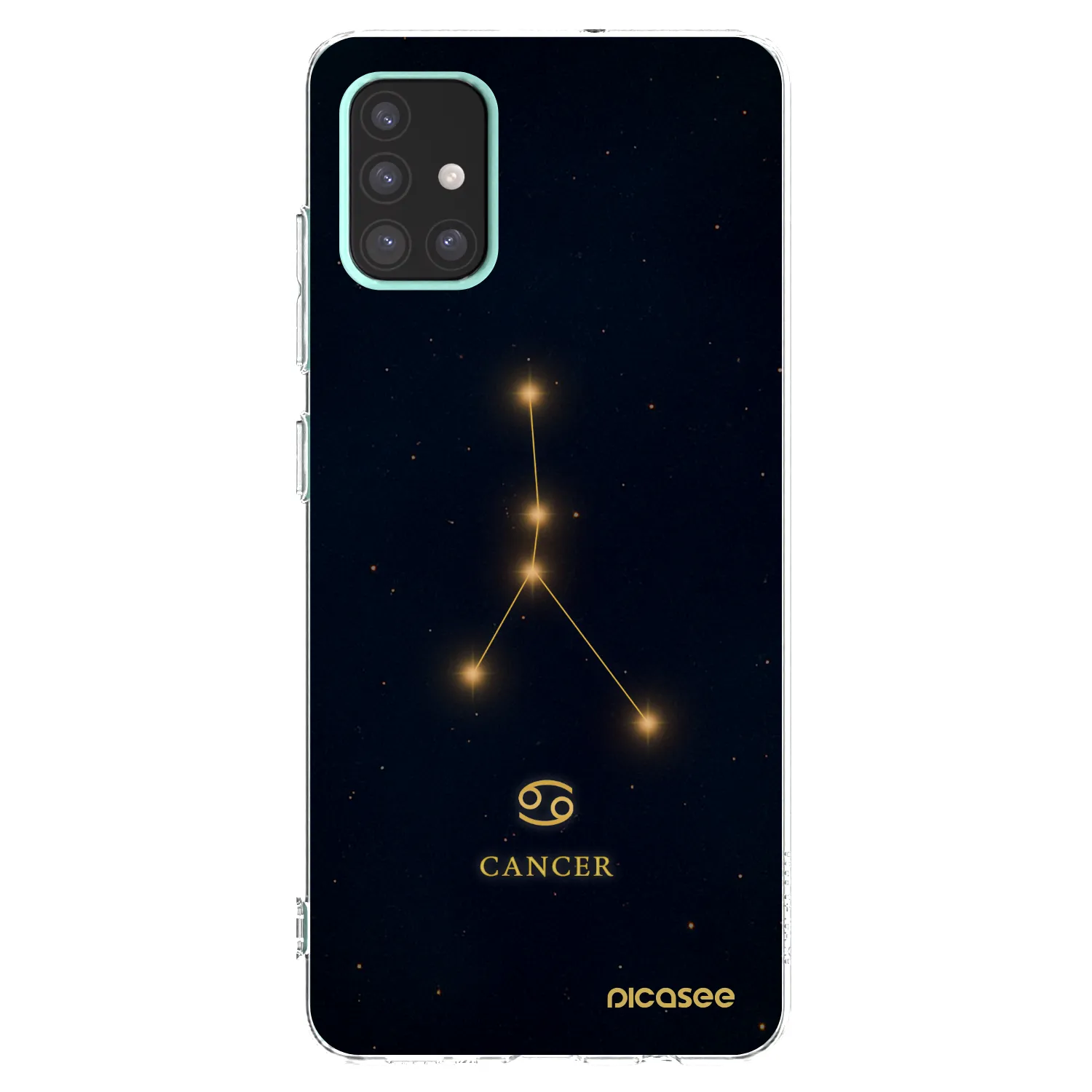 Picasee silikonski prozorni ovitek za Samsung Galaxy A51 A515F - CANCER