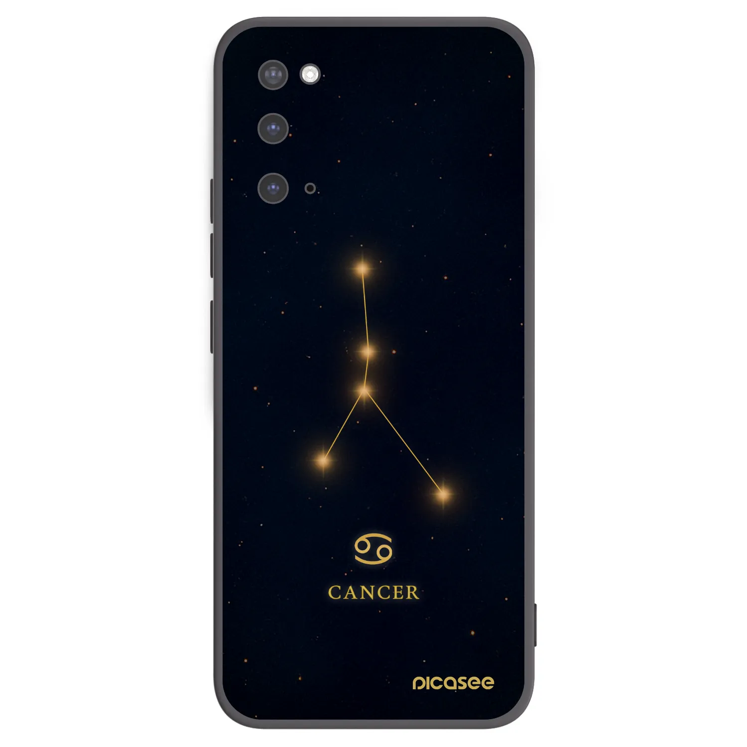 Picasee silikonski črni ovitek za Samsung Galaxy S20 G980F - CANCER