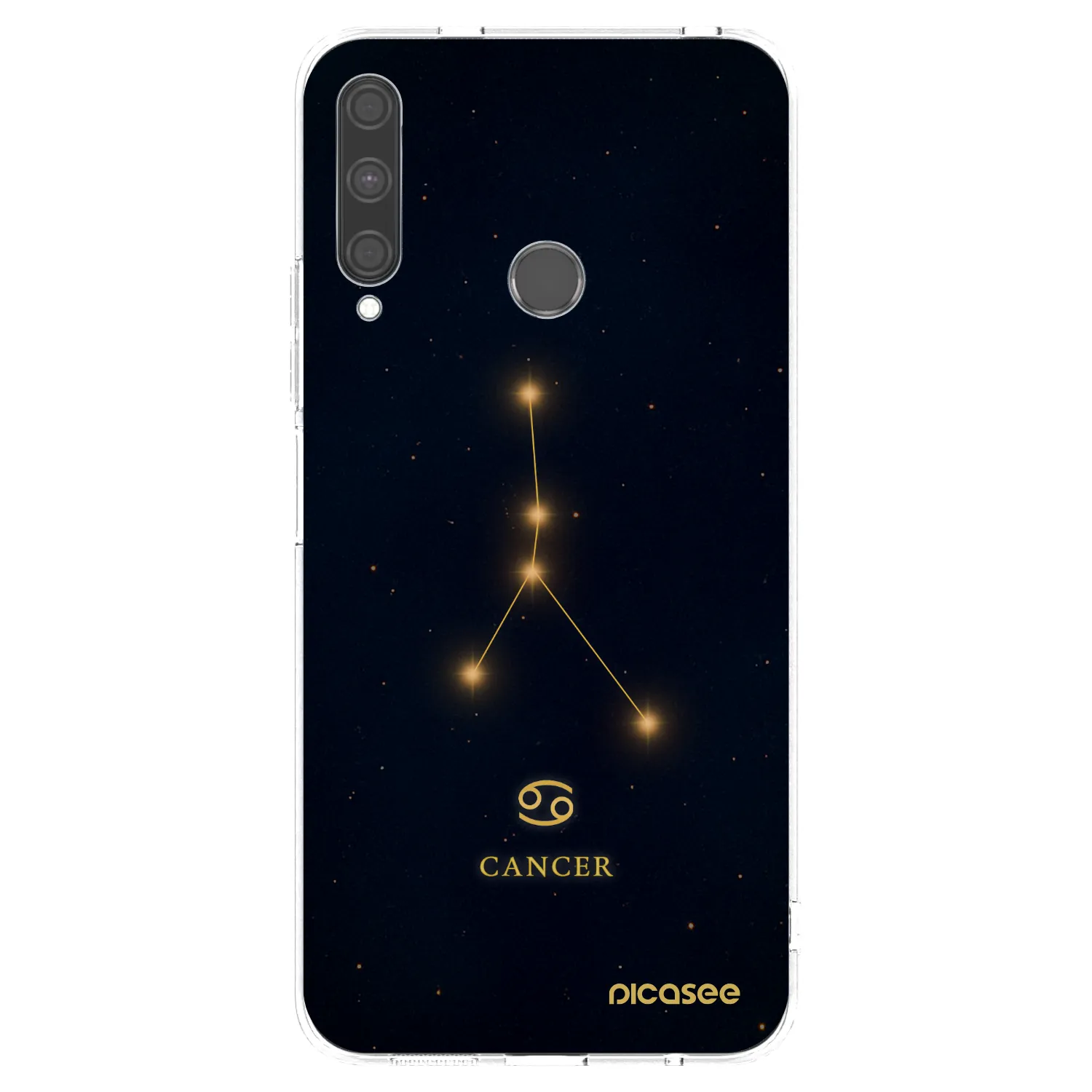 Picasee silikonski prozorni ovitek za Huawei P40 Lite E - CANCER