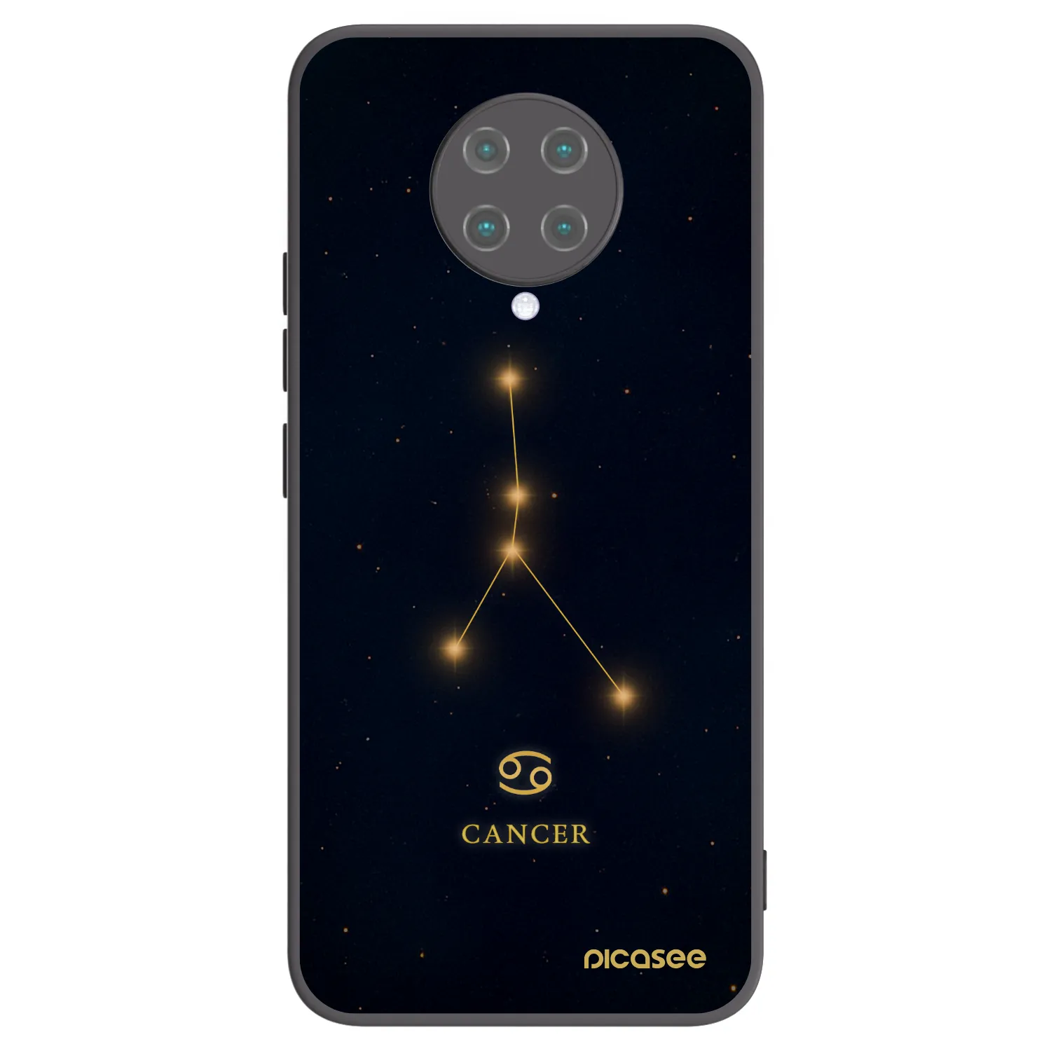 Picasee silikonski črni ovitek za Xiaomi Poco F2 Pro - CANCER