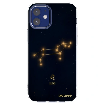 Picasee silikonski prozorni ovitek za Apple iPhone 12 mini - LEO