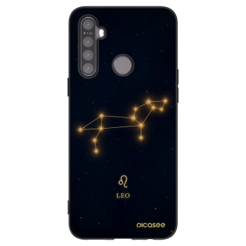 Picasee silikonski črni ovitek za Realme 5 - LEO