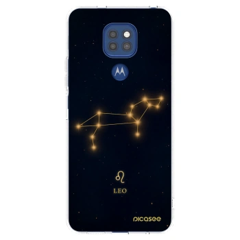Picasee silikonski prozorni ovitek za Motorola Moto G9 Play - LEO