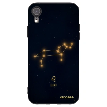 Picasee silikonski črni ovitek za Apple iPhone XR - LEO