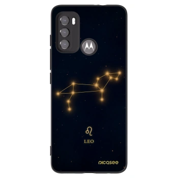 Picasee silikonski črni ovitek za Motorola Moto G60 - LEO