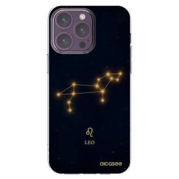 Picasee silikonski prozorni ovitek za Apple iPhone 14 Pro Max - LEO