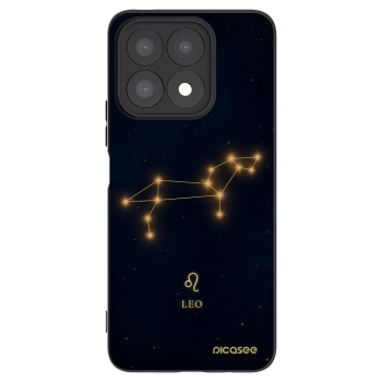 Picasee silikonski črni ovitek za Honor X8a - LEO
