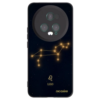 Picasee silikonski črni ovitek za Honor Magic5 Pro - LEO