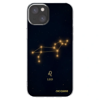Picasee silikonski prozorni ovitek za Apple iPhone 15 Plus - LEO