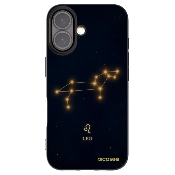 Picasee silikonski črni ovitek za Apple iPhone 16 - LEO