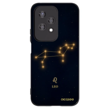 Picasee silikonski črni ovitek za Honor 200 Lite - LEO