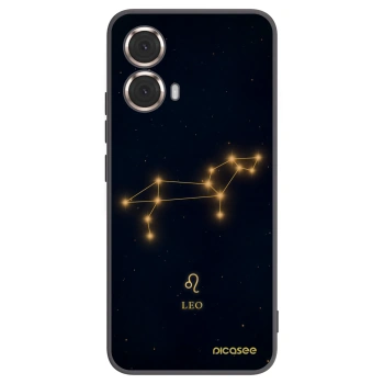 Picasee silikonski črni ovitek za Motorola Moto G85 - LEO