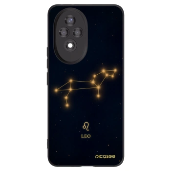 Picasee silikonski črni ovitek za Honor 200 Pro 5G - LEO