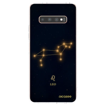 Picasee silikonski prozorni ovitek za Samsung Galaxy S10 Plus G975 - LEO
