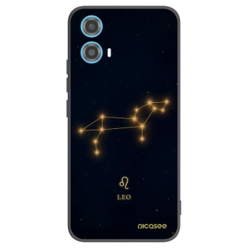 Picasee silikonski črni ovitek za Motorola Moto G34 5G - LEO