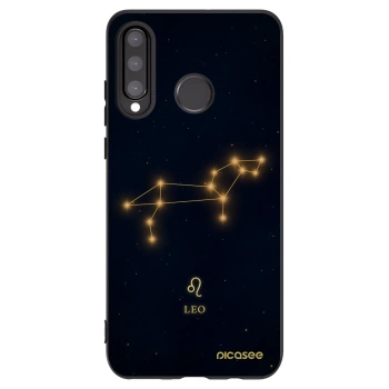 Picasee silikonski črni ovitek za Huawei P30 Lite - LEO