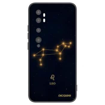 Picasee silikonski črni ovitek za Xiaomi Mi Note 10 (Pro) - LEO