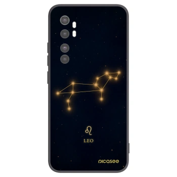 Picasee silikonski črni ovitek za Xiaomi Mi Note 10 Lite - LEO