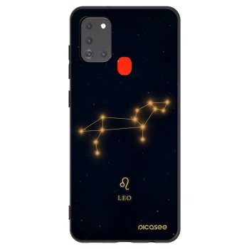 Picasee silikonski črni ovitek za Samsung Galaxy A21s - LEO