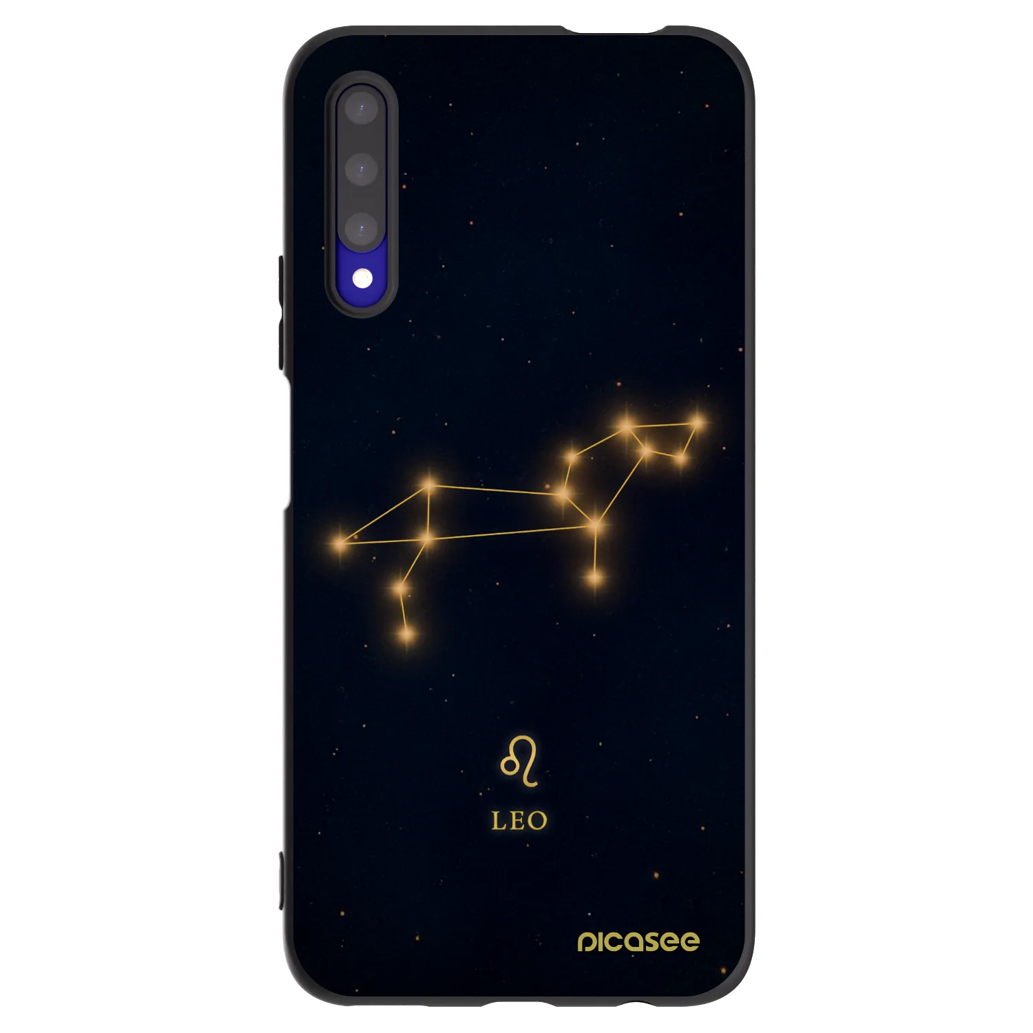 Picasee silikonski črni ovitek za Honor 9X Pro - LEO