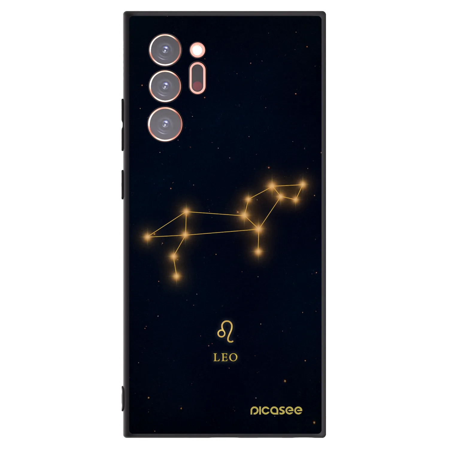 Picasee silikonski črni ovitek za Samsung Galaxy Note 20 Ultra - LEO