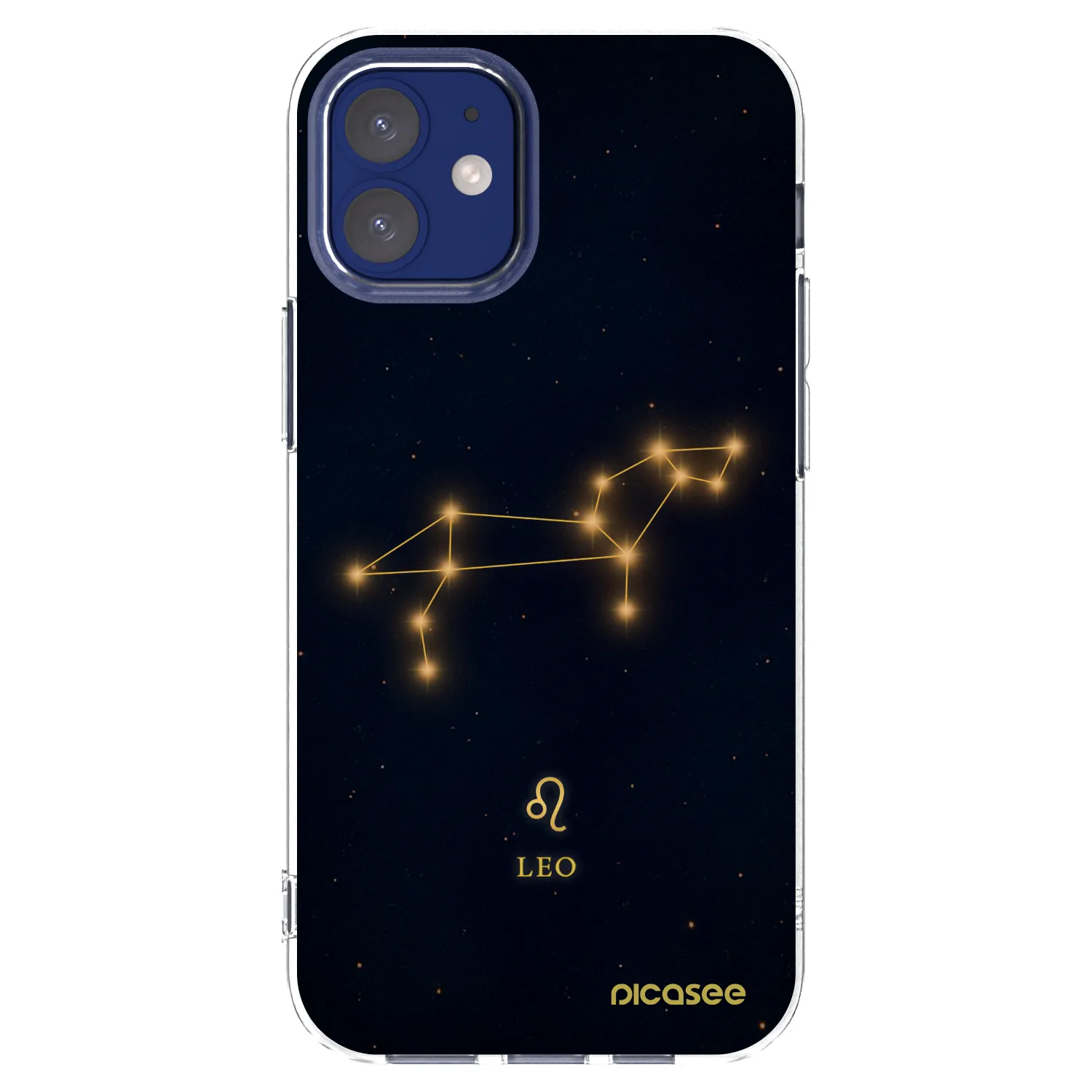 Picasee silikonski prozorni ovitek za Apple iPhone 12 mini - LEO