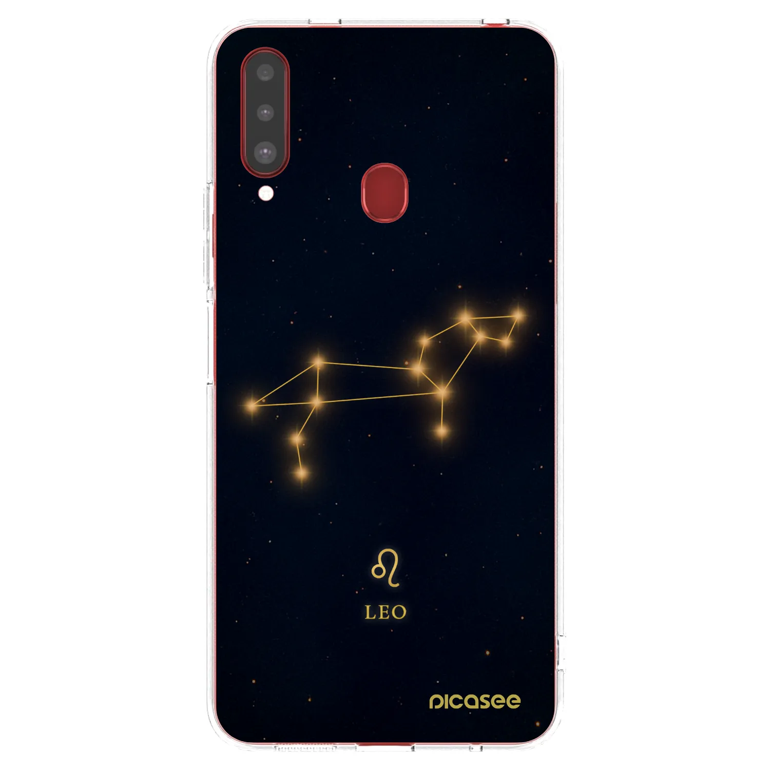 Picasee silikonski prozorni ovitek za Samsung Galaxy A20s - LEO