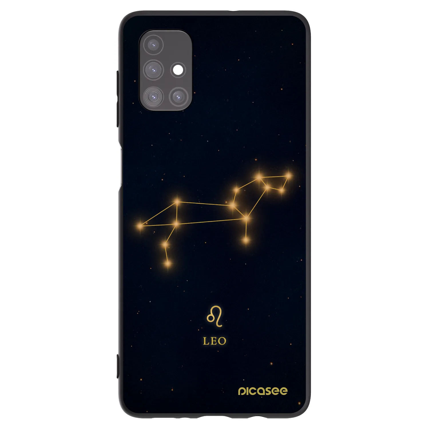 Picasee silikonski črni ovitek za Samsung Galaxy M51 M515F - LEO