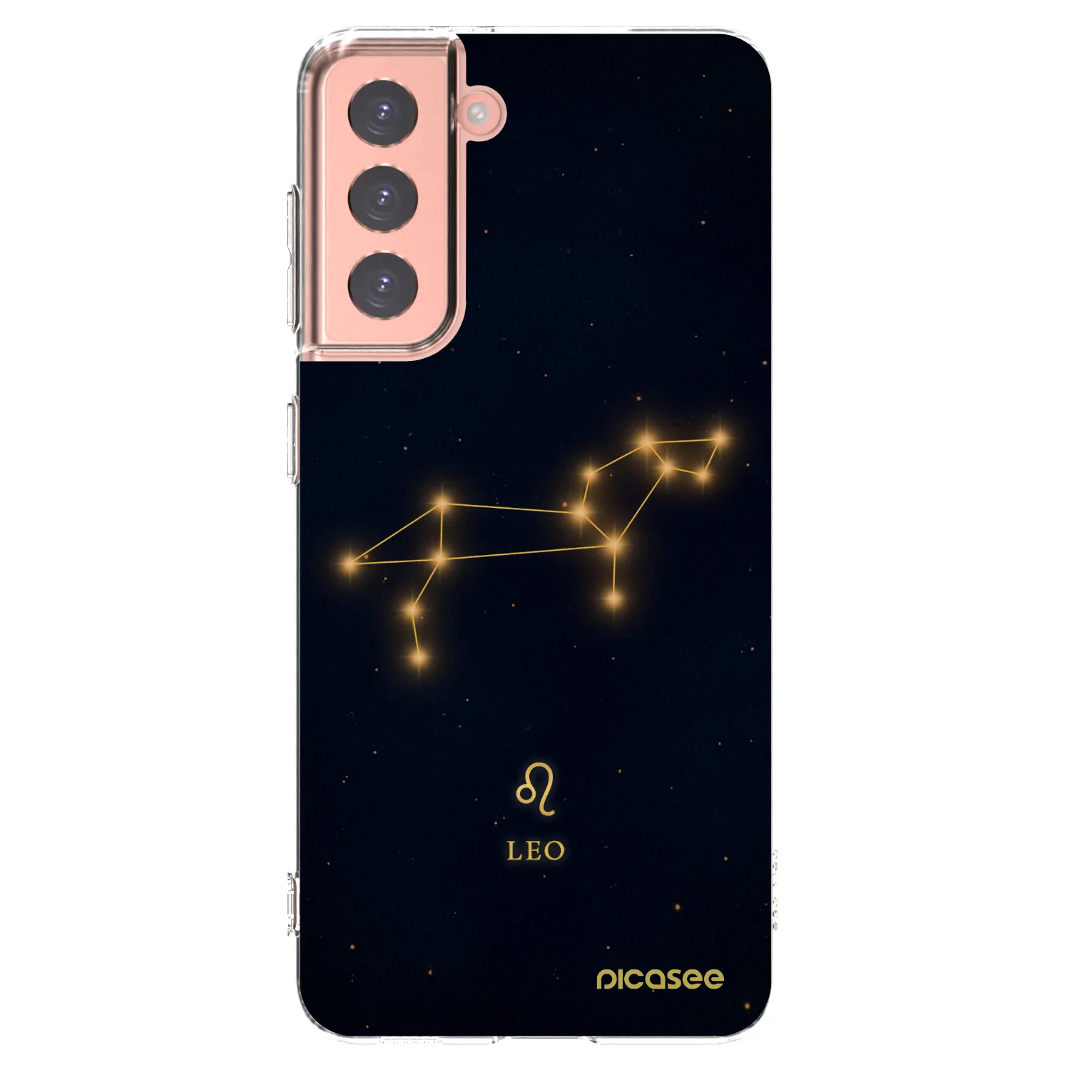 Picasee silikonski prozorni ovitek za Samsung Galaxy S21 5G G991B - LEO