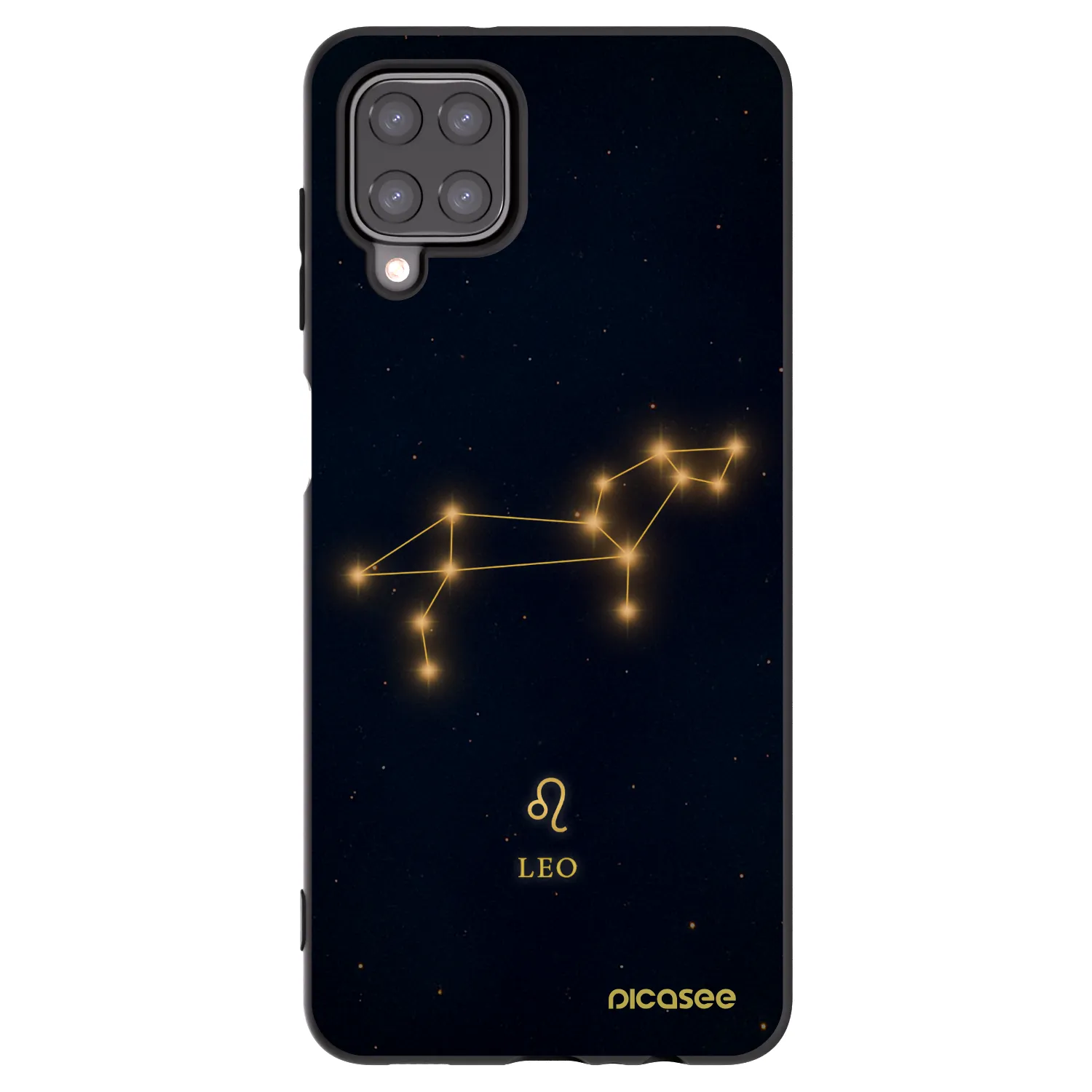 Picasee silikonski črni ovitek za Samsung Galaxy A12 A125F - LEO