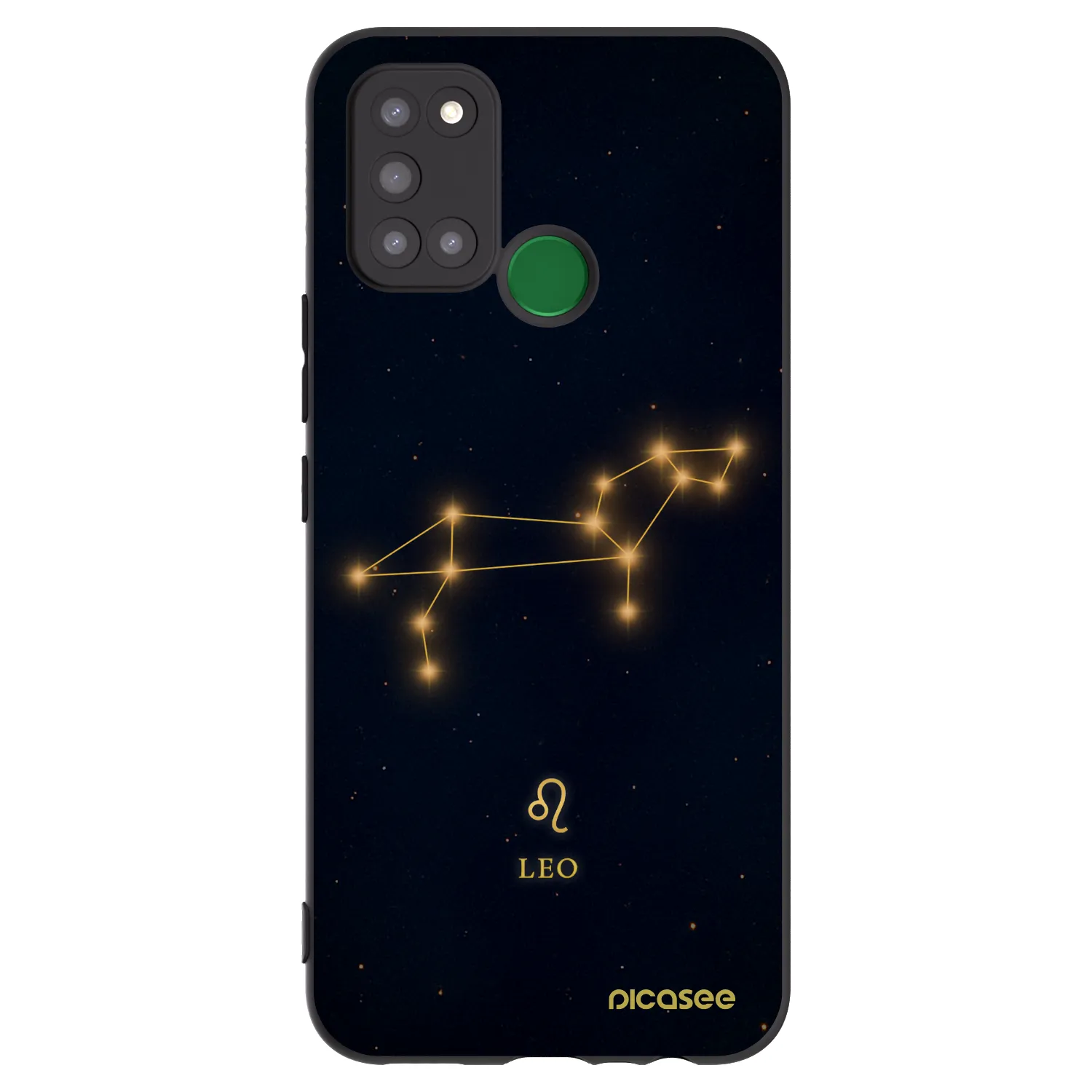 Picasee silikonski črni ovitek za Realme 7i - LEO
