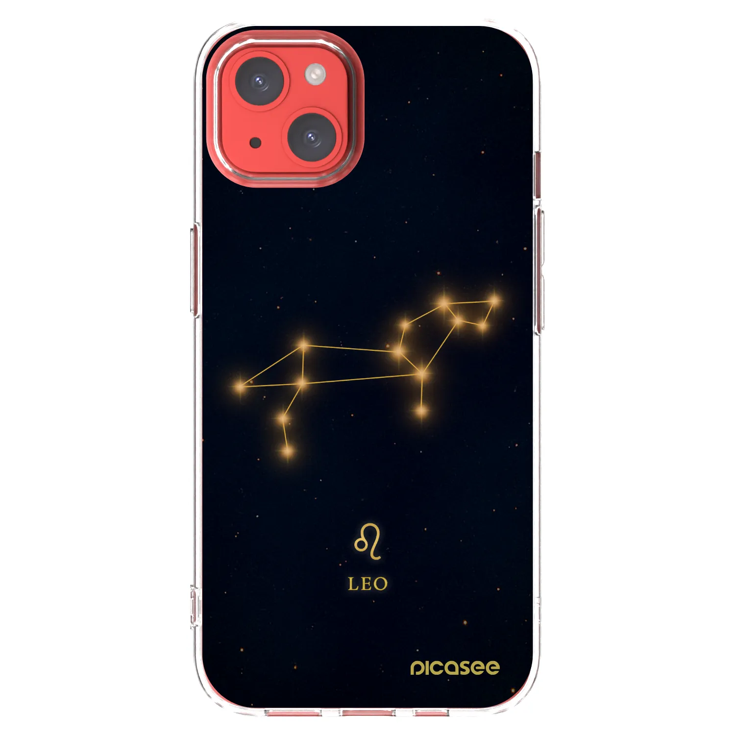 Picasee silikonski prozorni ovitek za Apple iPhone 13 - LEO