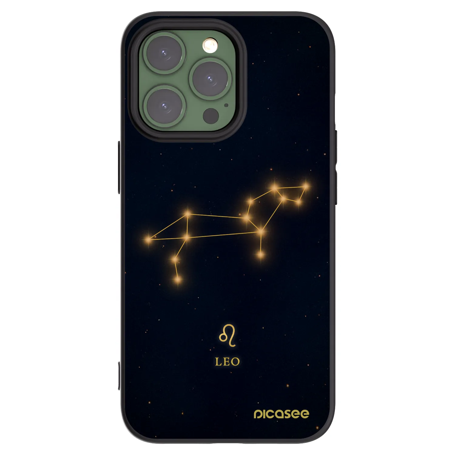 Picasee silikonski črni ovitek za Apple iPhone 13 Pro - LEO